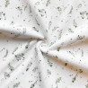 Punto nido de abeja LIZIA Blanco / Degradado verdes